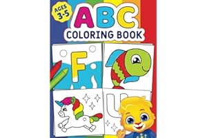 ABC Coloring Book: Color 100+ Animals, Birds, Vehicles, Fruits, Toys & Alphabets For Boys & Girls | Coloring Book for Toddler